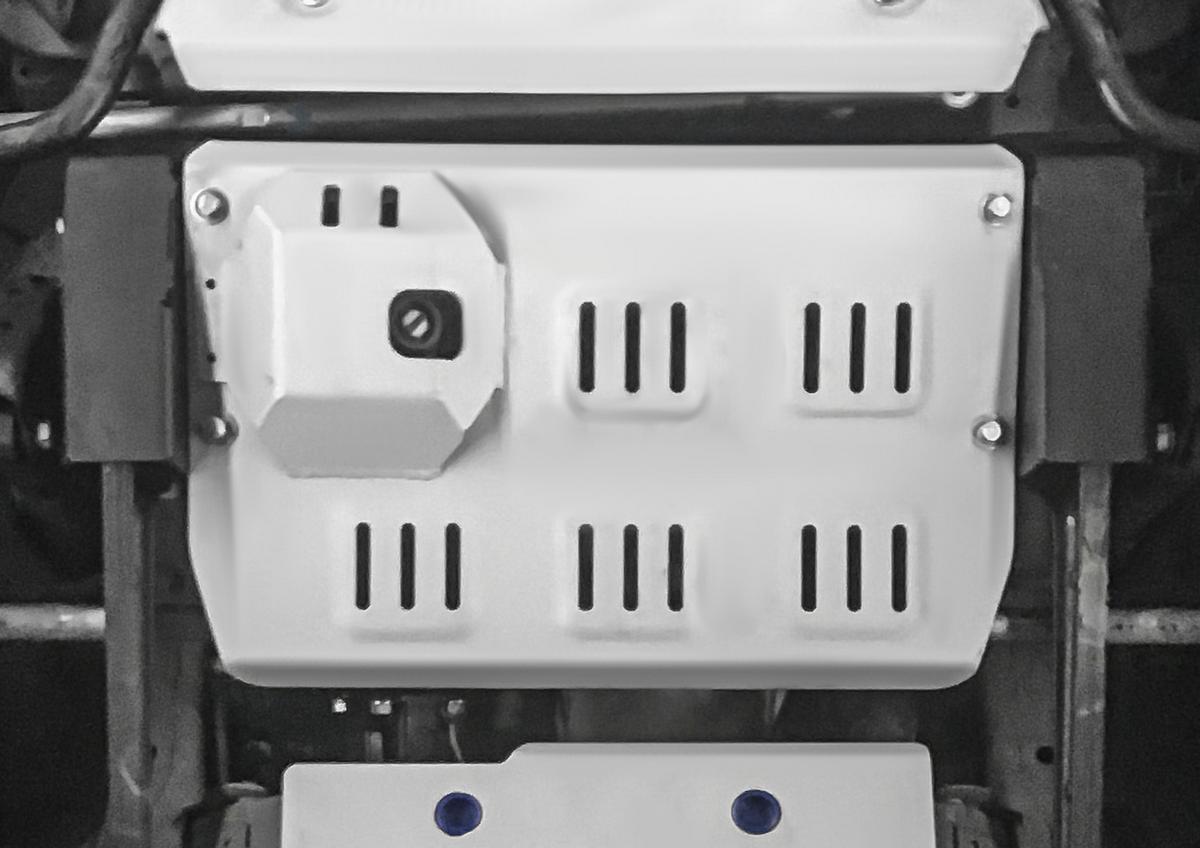 Защита переднего дифференциала Rival для Suzuki Jimny IV 2019-н.в., штампованная, алюминий 4 мм, с крепежом, 333.5528.1