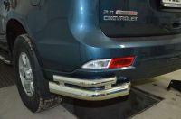 Защита заднего бампера угловая для автомобиля CHEVROLET Trailblazer 2013. CTB.13.20, Россия