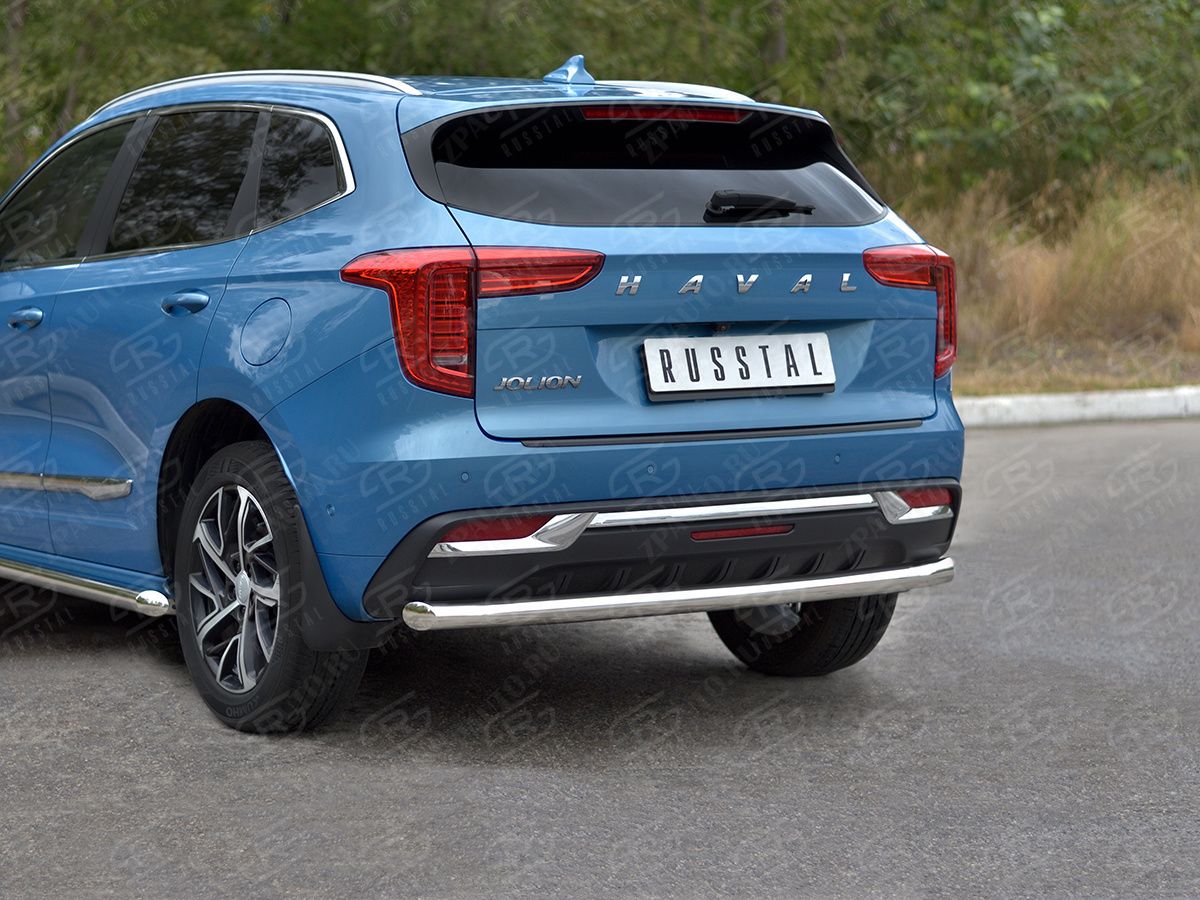HAVAL JOLION 1.5 2WD 2021- Защита заднего бампера d57 секции HJOLZ-003994
