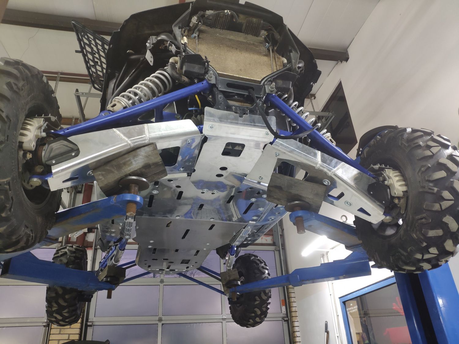 Полный комплект защиты для POLARIS RZR XP Turbo S 2018 -, алюминий 4 мм, STORM, арт. 4020