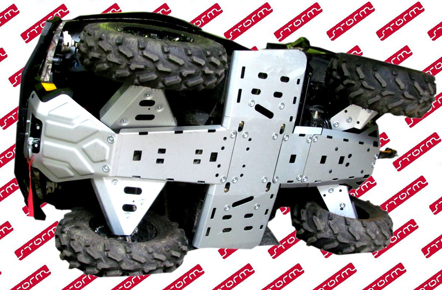 Защита днища для CAN-AM Outlander Max G2 2019-, алюминий 4 мм, STORM, арт. 2334