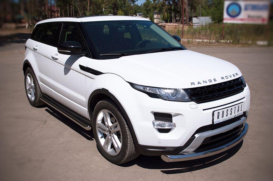 Пороги труба d57 вариант 1 для Land Rover Evoque Dynamic 2011, Slitkoff REDT-0006611