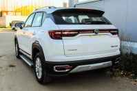 Уголки d57 черные Changan CS35Plus (2018-2023) , Slitkoff, арт. CHANCS35P-009B