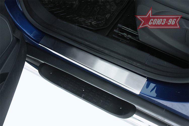 Накладка на внутренние пороги без логотипа для Ford EcoSport 2014, Союз-96 FECO.31.7072