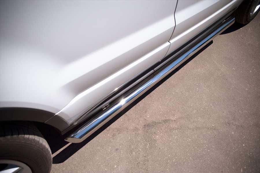 Пороги труба d57 вариант 1 для Land Rover Evoque Dynamic 2011, Slitkoff REDT-0006611