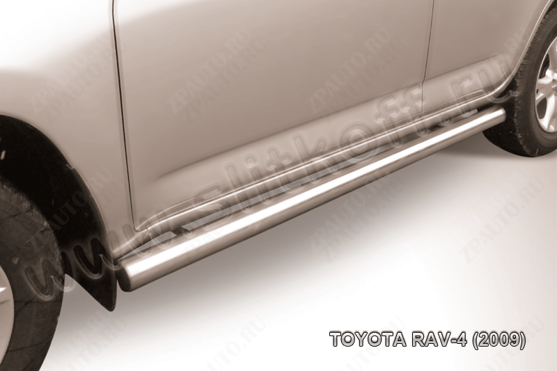Защита порогов d76 труба Toyota Rav-4 (2009-2010) , Slitkoff, арт. TR409-010