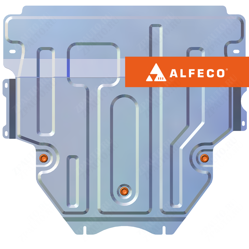 Защита  картера и КПП Mazda 3 2008-2013 V-1,6 , ALFeco, алюминий 4мм, арт. ALF1309al