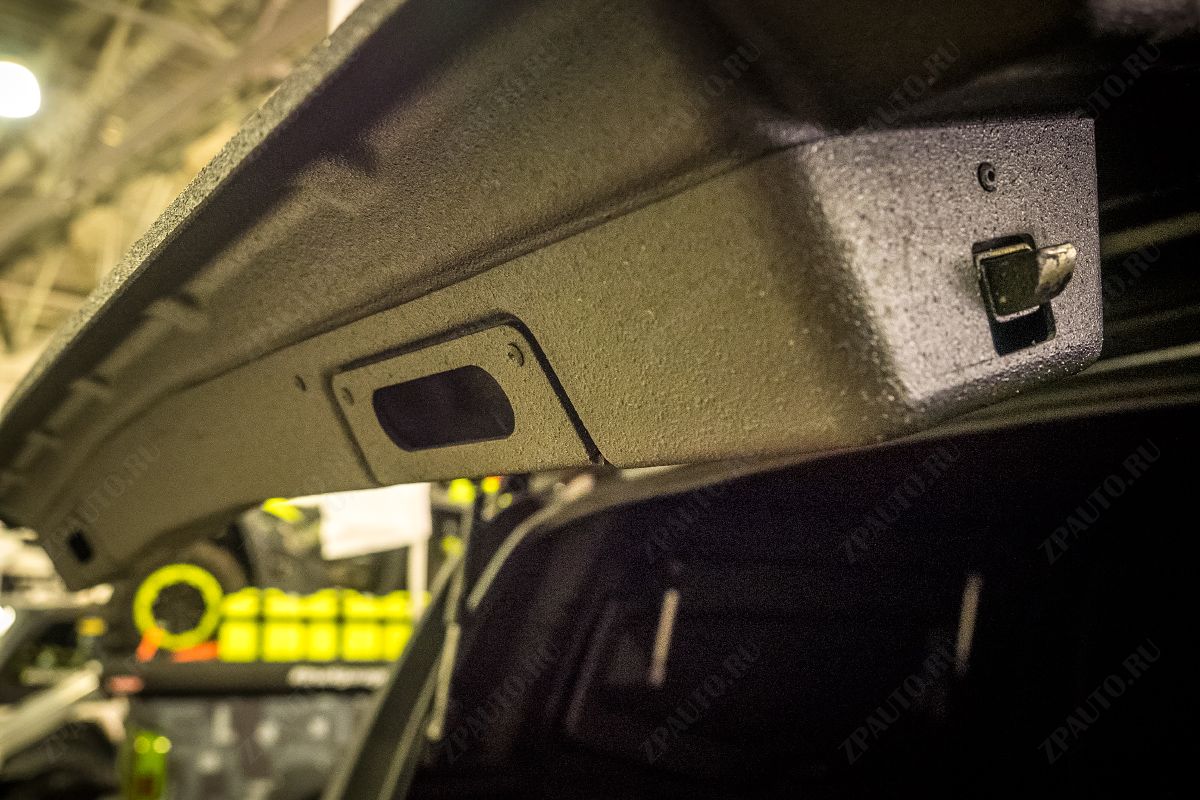 Кунг УАЗ Пикап 2015- двойная кабина (чёрная)(1 дверь) Cargo, АВС-Дизайн ABC.UAZ.BR.08B