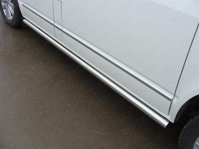 Пороги труба 60,3 мм для автомобиля Volkswagen Multivan (T6) 2015-, TCC Тюнинг VWMULT15LONG-32