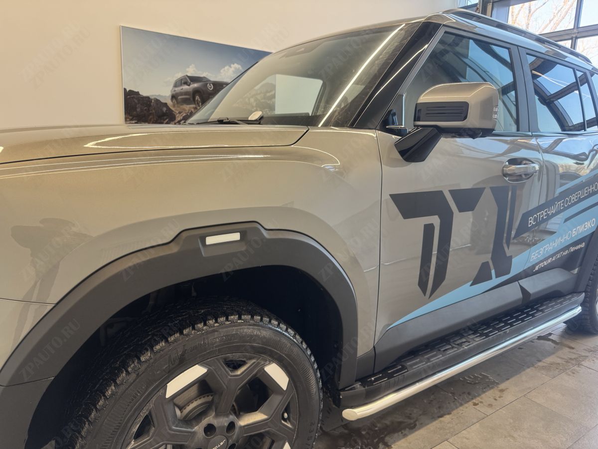 Защита штатного порога труба для автомобиля JETOUR T1 2025 арт. JET.T1.25.32