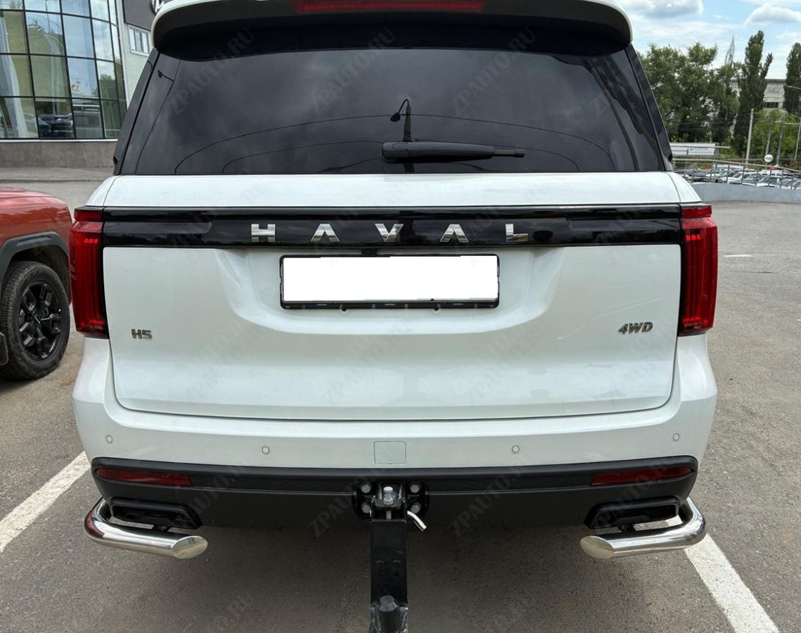 Защита заднего бампера  угловая для автомобиля Haval H5 2024 арт. HVH5.24.18