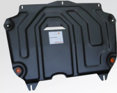 Защита  картера и КПП для Chevrolet Spark M 300 2010-2015-  V-all , ALFeco, сталь 2мм, арт. ALF0314st