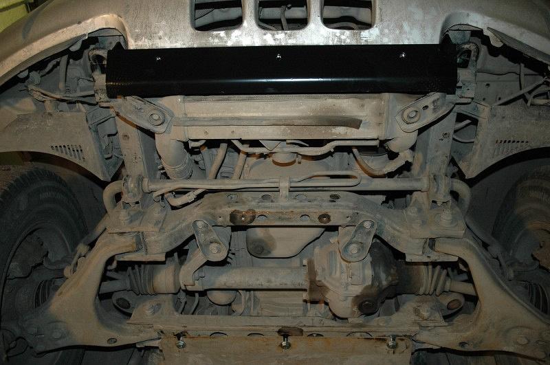 Защита картера для KIA Sorento усиленная 2006 - 2009, V-2,5; 3,3, Sheriff, сталь 2,5 мм, арт. 11.1706