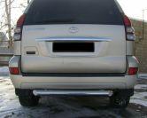Защита заднего бампера d76 для Toyota Land Cruiser Prado 120, Slitkoff TPZ-000155