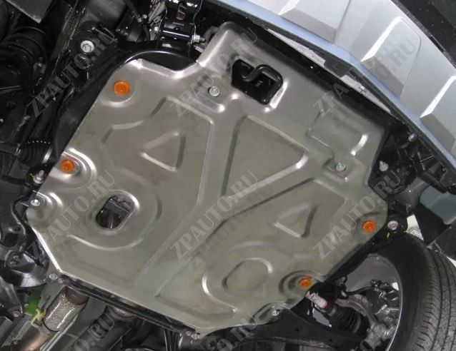 Защита  картера и КПП для Chevrolet Captiva 2011-2015  V-all , ALFeco, сталь 2мм, арт. ALF0316st