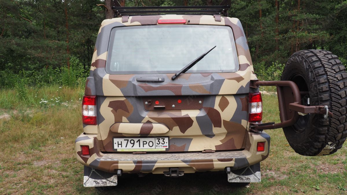 ABC.UAZ.RD.38.01 ДВЕРЬ ЗАДНЯЯ С ОРГАНАЙЗЕРОМ 2 ЧАСТИ UAZ ПАТРИОТ 2005- (КОМПЛЕКТ, 2 ЧАСТИ),(ПОЛНАЯ КОМПЛЕКТАЦИЯ)