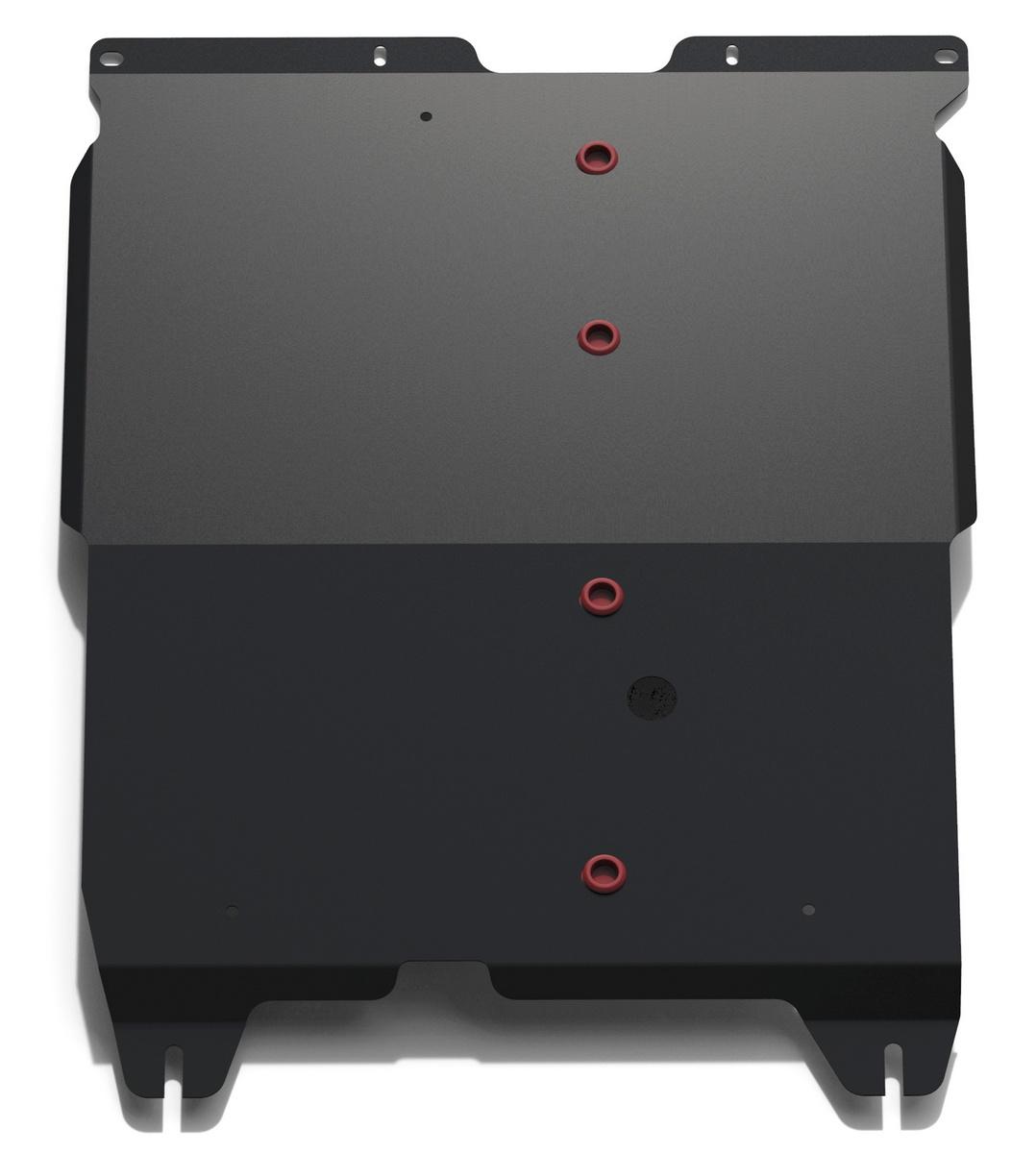 Защита картера и КПП АвтоБроня для Chery CrossEastar (B14) (V - 2.0) 2006-2014, сталь 1.8 мм, с крепежом, 111.00907.1