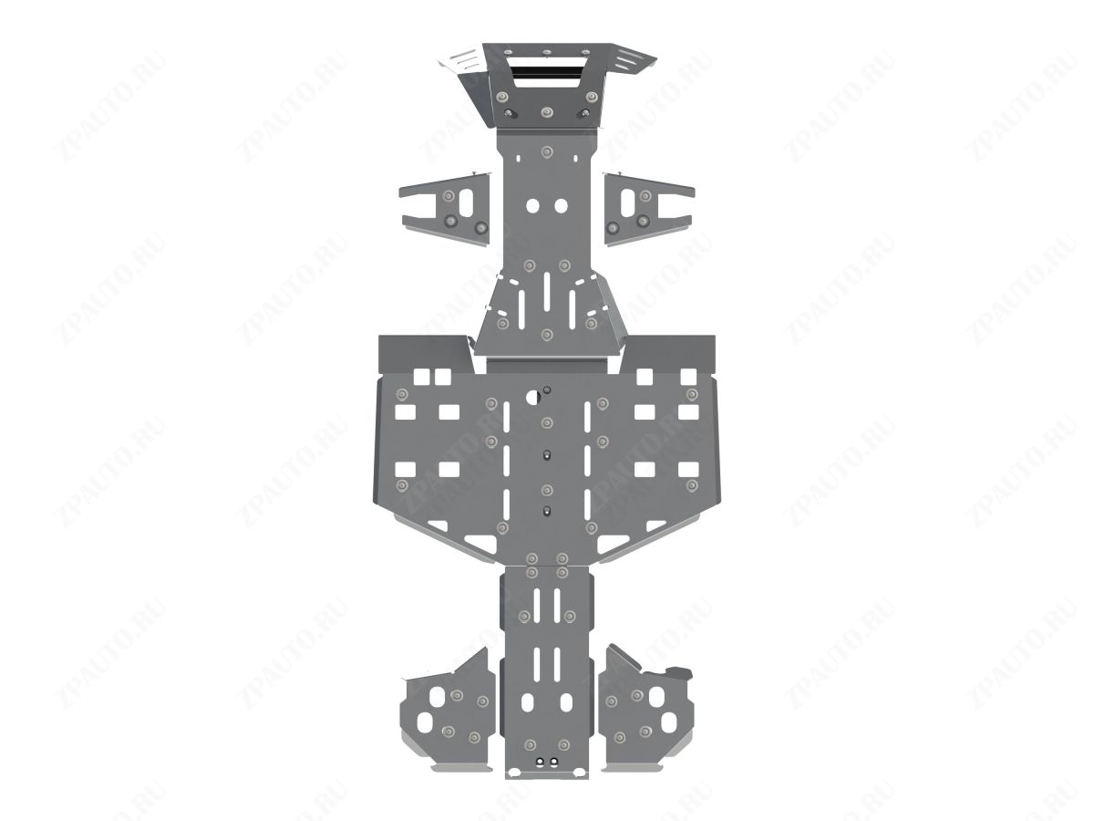 Полный комплект защиты для Русская Механика 500-2/650-2 2015 -, алюминий 4 мм, STORM, арт. 2677