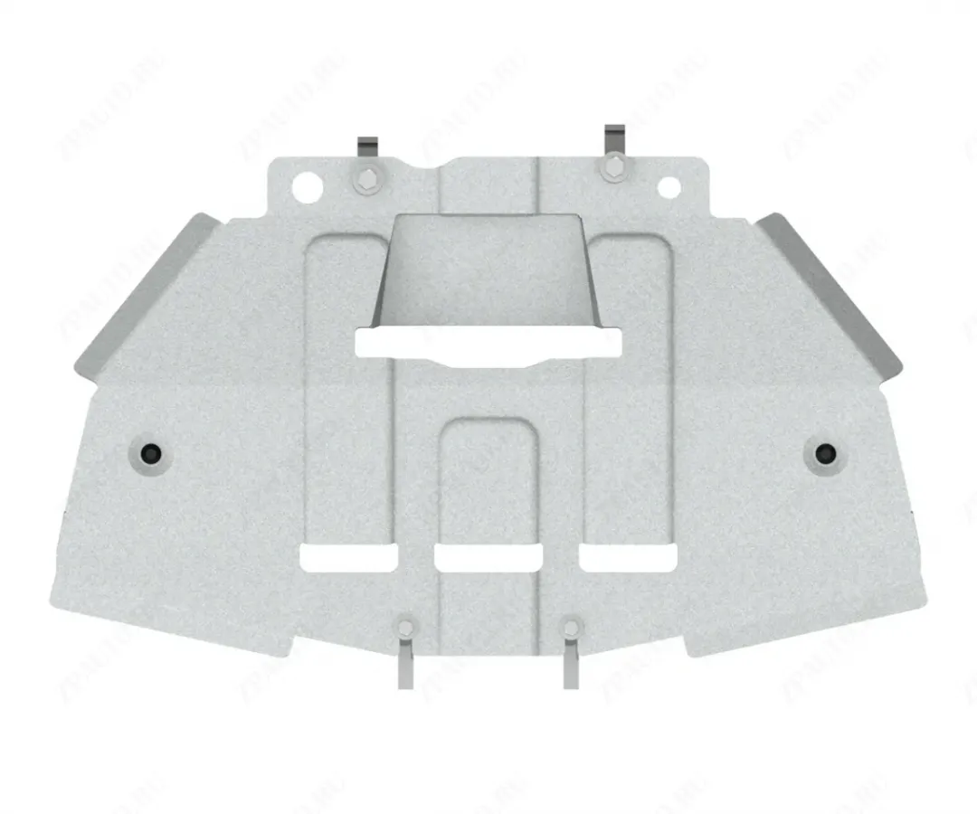 Защита КПП для NISSAN Navara  2018 -, V-2,3 TDI  AT AWD, Sheriff, алюминий 6 мм, арт. 15.4029