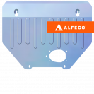 Защита  картера Subaru Forester V (SK) 2018- V-all , ALFeco, алюминий 4мм, арт. ALF2243al