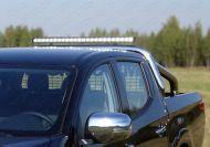 Защита кузова 76,1 мм со светодиодной фарой для автомобиля Volkswagen Amarok 2010-2016, TCC Тюнинг VWAMAR10-11