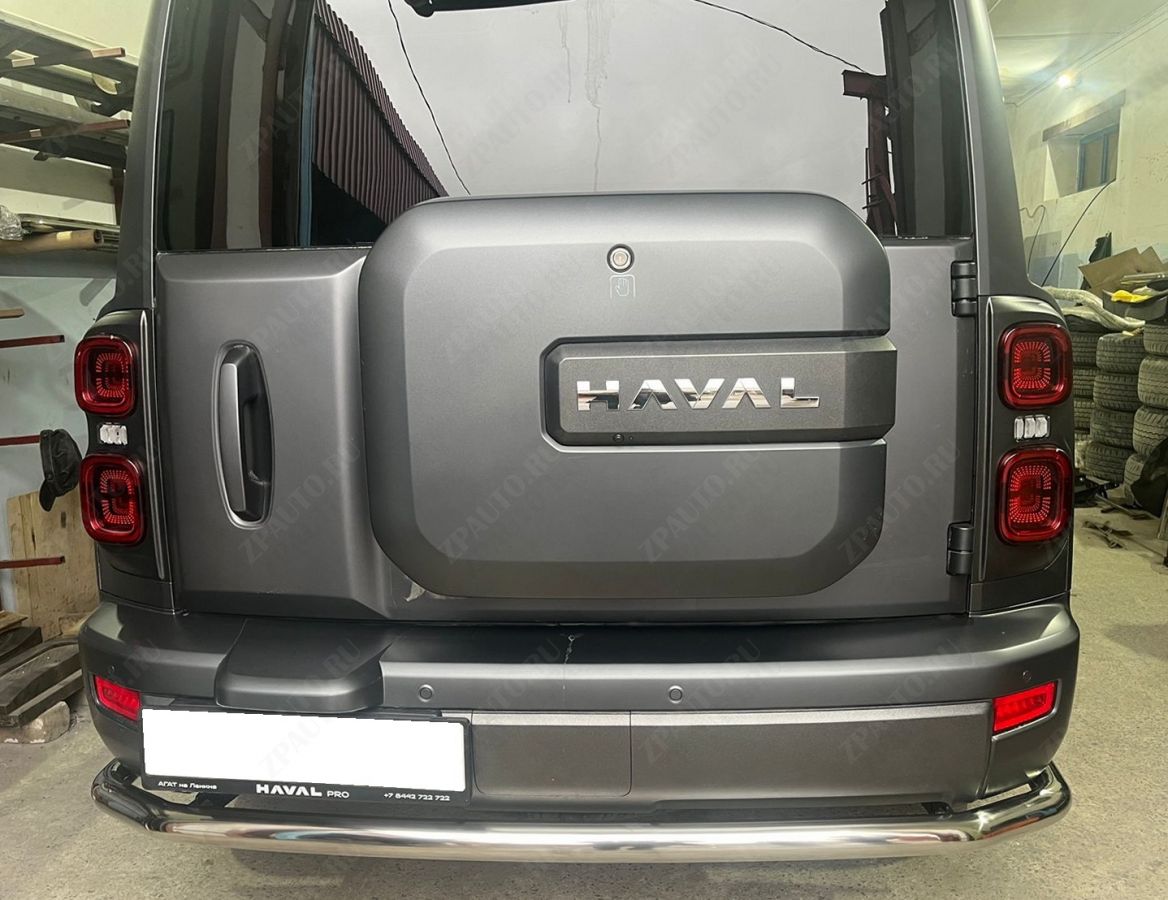 Защита заднего бампера угловая большая для автомобиля Haval H9 2024- арт. HVH9.24.21