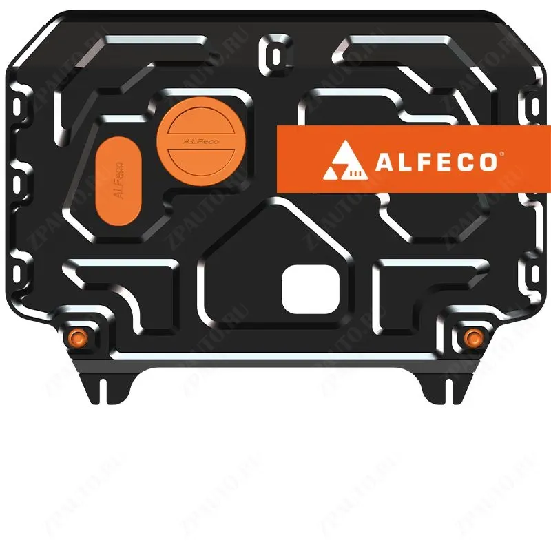 Защита  картера и КПП Kia Soul 2014-2019 V-all , ALFeco, сталь 2мм, арт. ALF1130st