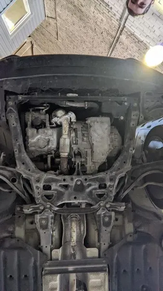 Защита картера и КПП для HONDA CIVIC 2015-2021 V-1.5 CVT, FrontWD, (рынок Япония) Sheriff, сталь сталь 2,0 мм, арт. 09.6402