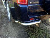 Защита задняя (уголки) 60,3 мм для автомобиля Suzuki Grand Vitara 5D 2012-, TCC Тюнинг SUZGV5D12-07