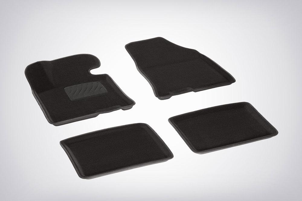 Ковры салонные 3D черные для Hyundai i40 2012-, Seintex 83435