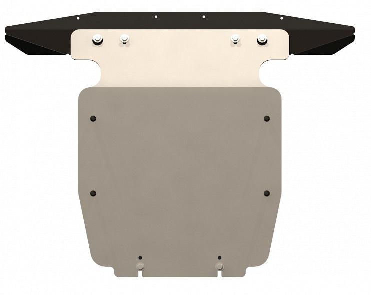 Защита картера для VOLKSWAGEN Touareg  2010 - 2014, V-3.0TDI ; 3.6FSI ; 4.2 FSI ; 4.2TDI, Sheriff, алюминий 5 мм, арт. 26.1925