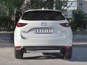 Защита заднего бампера d75х42 на Mazda CX-5 2017, Slitkoff M5Z-002801