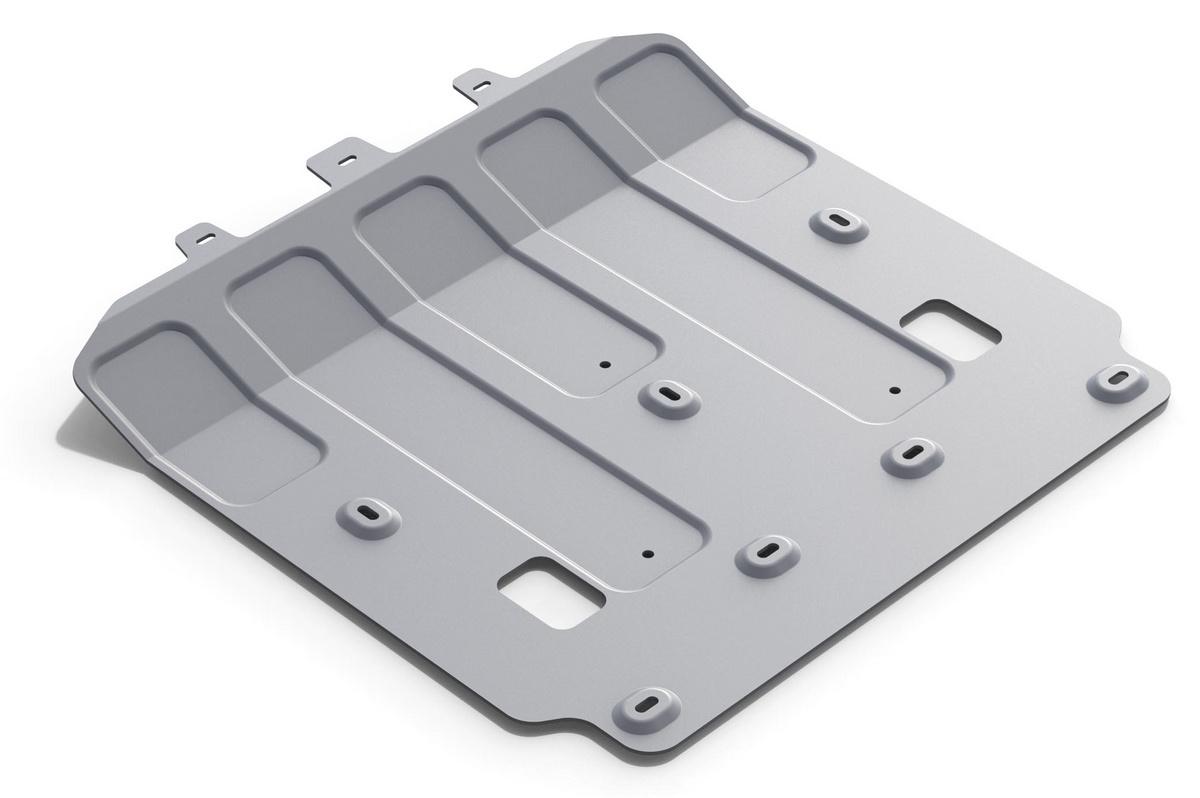 Защита картера Rival для Jaguar XE 2015-2019 2019-н.в., штампованная, алюминий 4 мм, с крепежом, 333.2603.1