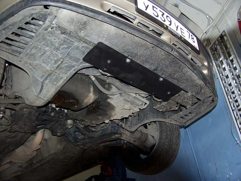 Защита картера и КПП для RENAULT Laguna  1993 - 2001, V-1,6; 1,8; 2,0; 3,0; 1,9D; 2,2D, Sheriff, сталь 2,0 мм, арт. 18.0195