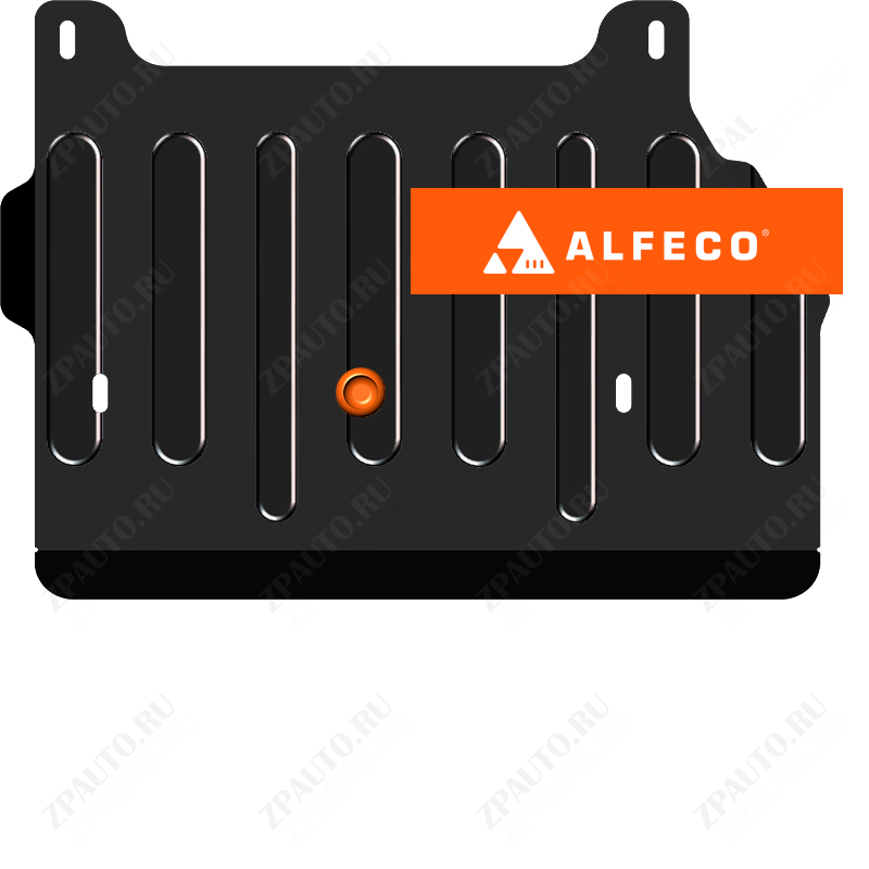 Защита  РК Volkswagen Amarok Double Cab (2H) 2010-2019 V-2,0TD , ALFeco, сталь 2мм, арт. ALF26353st