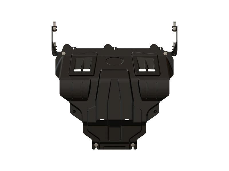 Защита картера и КПП для FORD Focus II  с кронштейнами   2005 - 2011, V-1,6; 1,8; 2,0, Sheriff, сталь 2,0 мм, арт. 08.1504