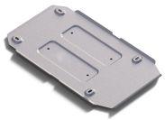 Защита КПП Rival для BMW 1 серия F20/F21 рестайлинг RWD (118i) 2015-2020, штампованная, алюминий 4 мм, с крепежом, 333.0528.1