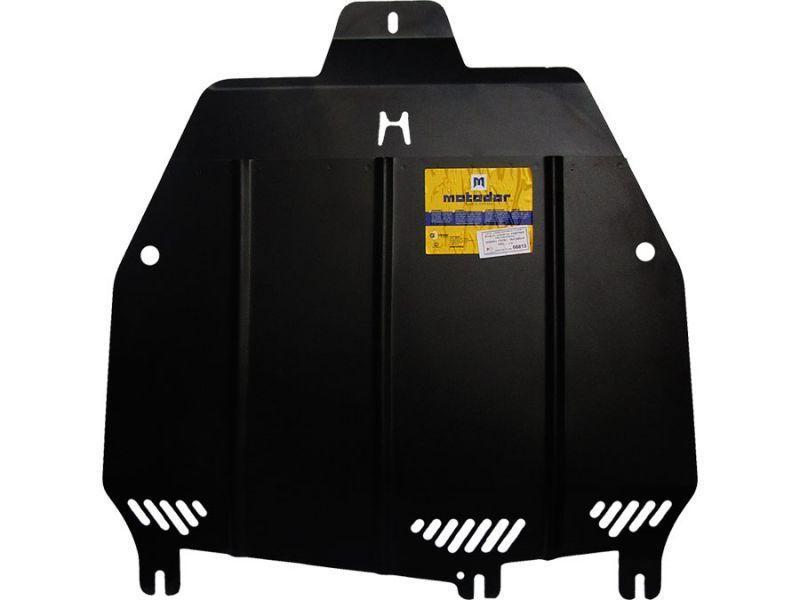 Защита кпп, двигателя стальная Motodor для Honda Civic VIII (hatchback) 2005-2012 (2 мм, сталь), 00813