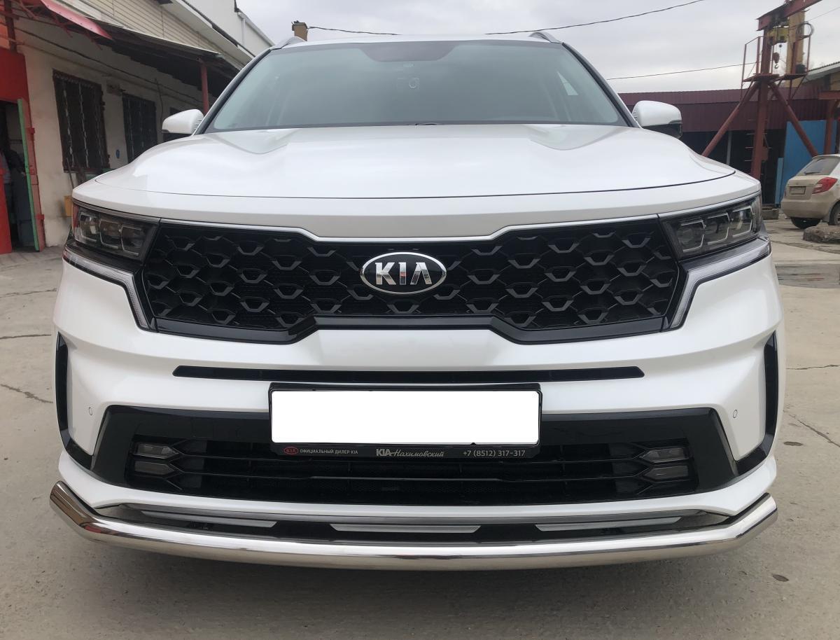 Защита переднего бампера для автомобиля  KIA Sorento MQ4 2020 арт. KSRMQ4.20.02