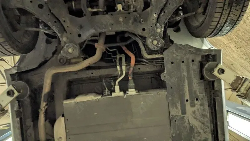 Защита контура охлаждения батареи для BYD Tang  2021 - V-1.5T CVT FWD, Sheriff, алюминий AL 4 мм, арт. 28.6439