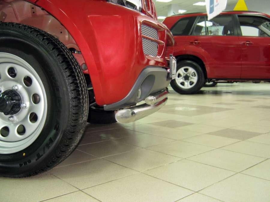 Защита переднего бампера d57/42 для Suzuki Jimny, Slitkoff SJZ-000301