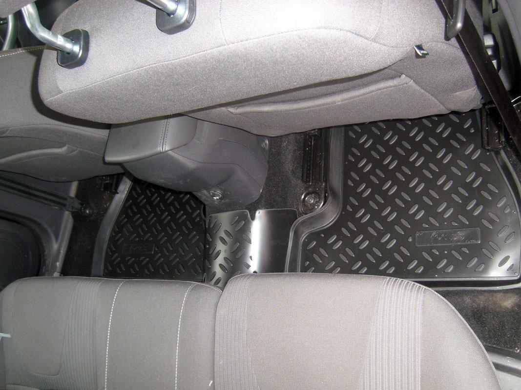 Ковры салонные модельные высокий борт 3D с подпятником для Ford Focus III 2011-, Элерон 60416