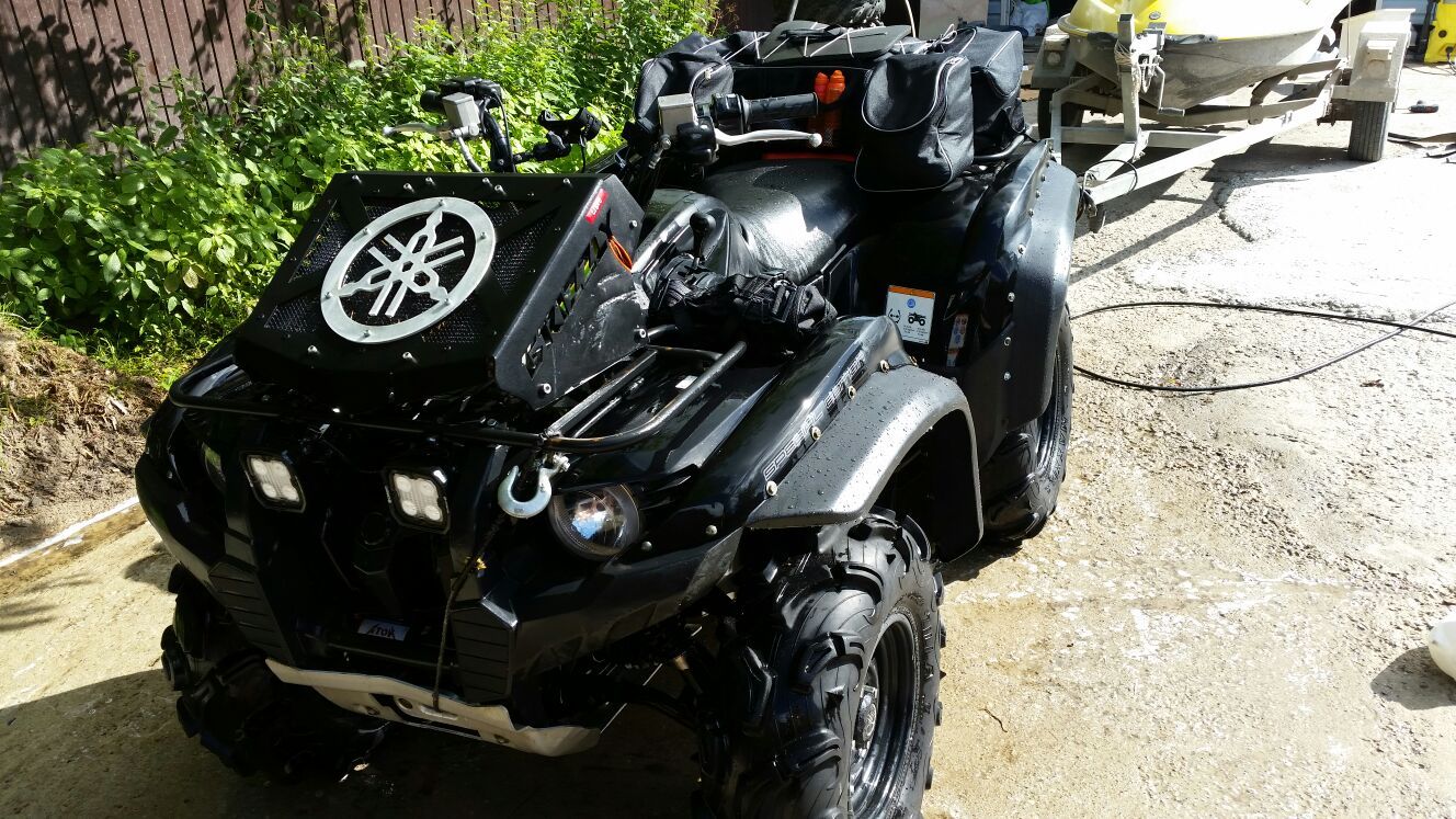 Расширители колесных арок для YAMAHA Grizzly 700/550 2007-14, STORM, арт. MP 0167