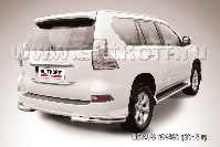 Уголки d76+d42 двойные Lexus GX-460 (2013-2023) Black Edition, Slitkoff, арт. LGX13-011BE