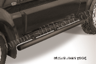 Защита порогов d57 труба черная Suzuki Jimny (1998-2019) , Slitkoff, арт. SJ008B