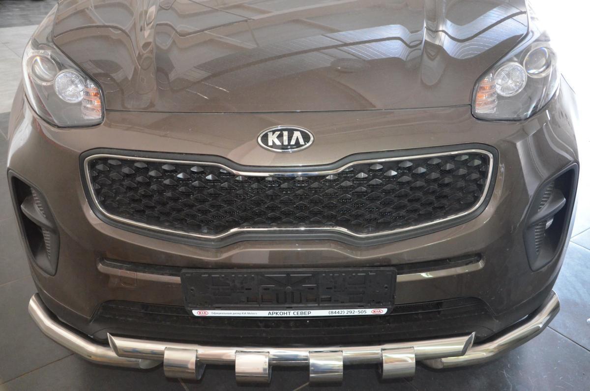 Защита переднего бампера G для автомобиля KIA Sportage 2015 арт. KSP.15.05