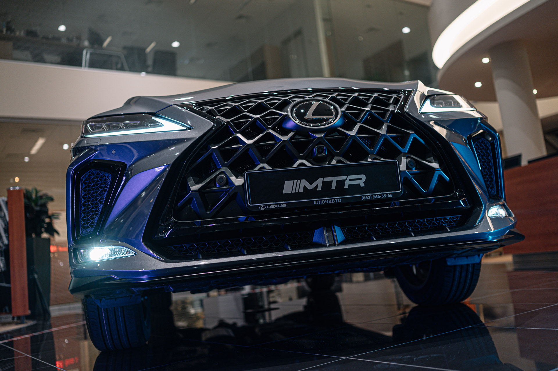 Облицовка переднего бампера в сборе для Lexus RX 2019-2022, MTR, арт. MTR-AL20-200542
