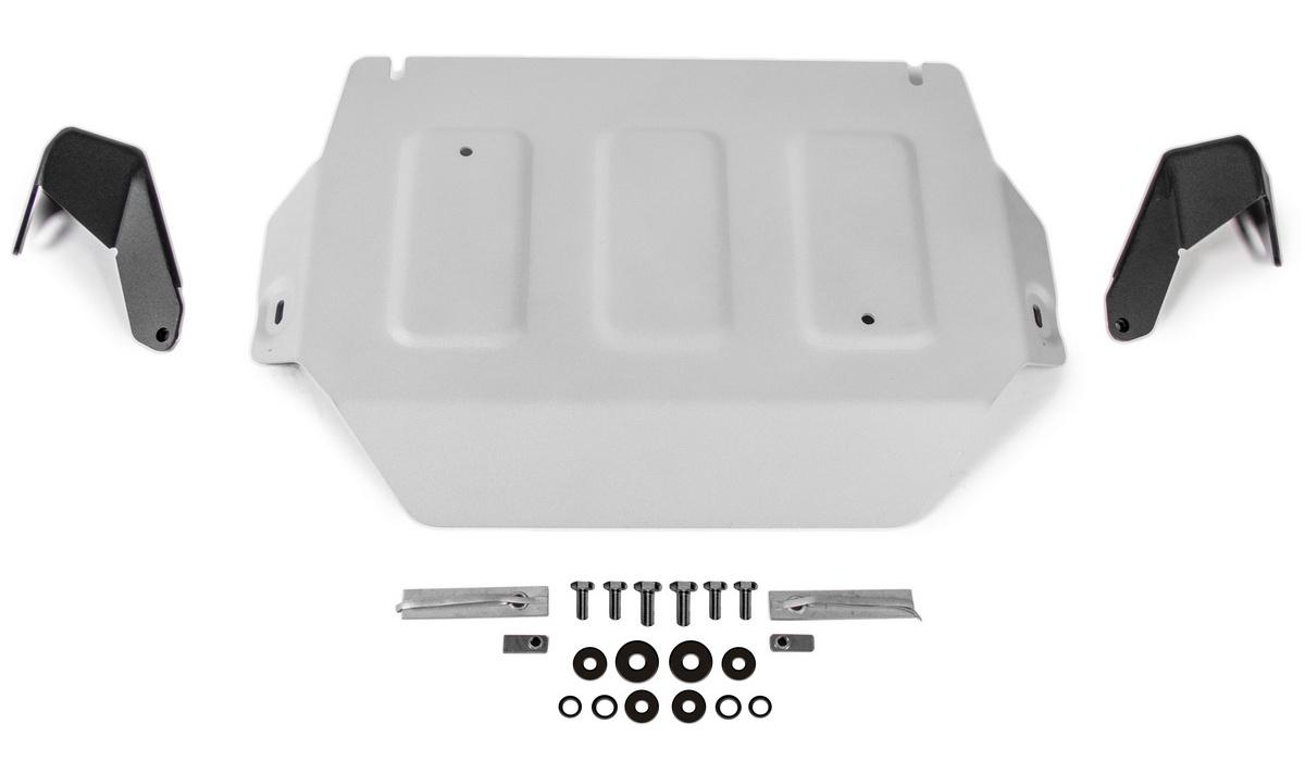 Защита РК Rival для Mercedes-Benz G-klasse W464 2018-н.в., штампованная, алюминий 4 мм, с крепежом, 333.3949.1