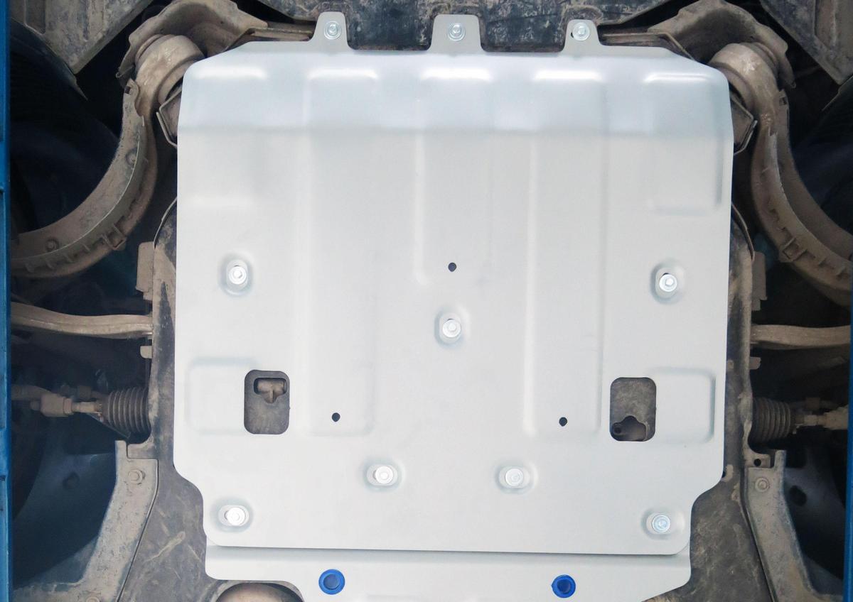 Защита картера Rival для Jaguar XE 2015-2019 2019-н.в., штампованная, алюминий 4 мм, с крепежом, 333.2603.1