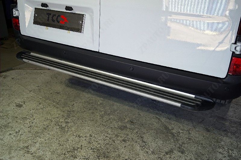 Задняя подножка алюминиевая ''Slim line Silver'' 1720 мм Sollers Atlant (L2H1)2023- арт. SOLAT23-02S